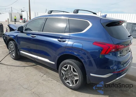 2021 Hyundai Santa Fe Calligraphy z USA, uszkodzony, nr VIN 5NMS5DAL5MH345265